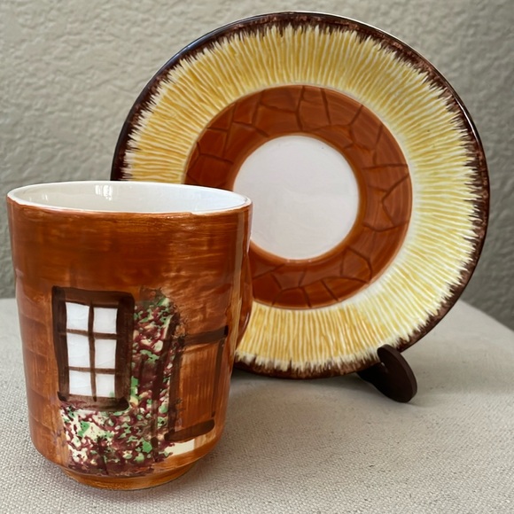 Vintage Price Kensington Ye Olde Cottage Cup & Saucer, Made in England - Picture 1 of 12